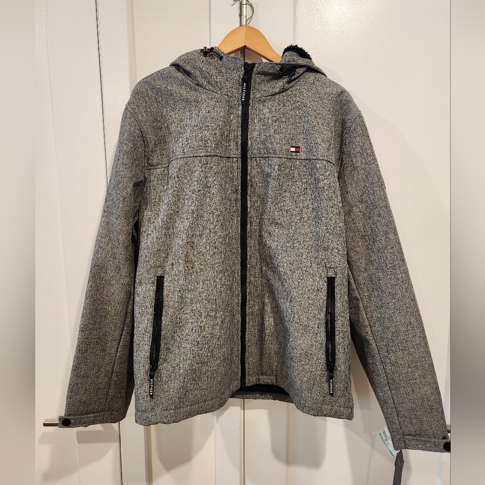 Mens Tommy Hilfiger Sherpa Lined Soft Shell Coat